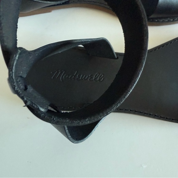 Madewell Leather Flat Sandals Ankle Strap The Boardwalk Casual Boho Size 8.5 - Picture 10 of 11